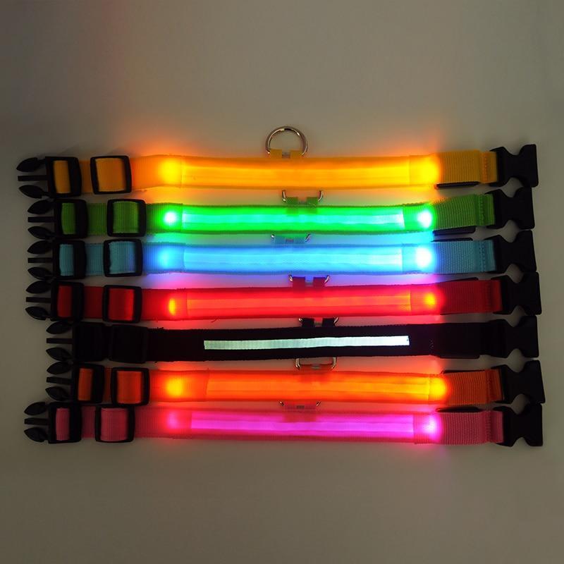 LED Dog Safety Collar – Night Glow – photo 7