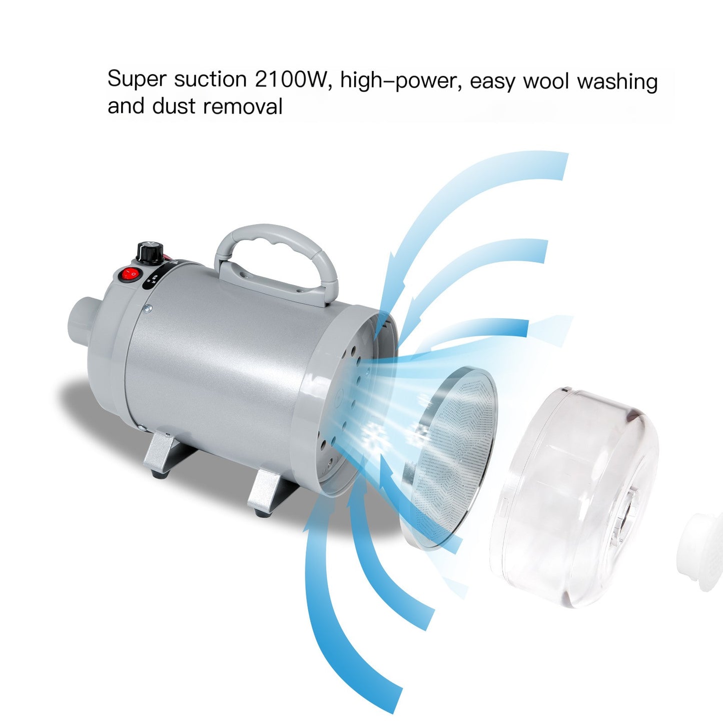 High-Power Pet Blow Dryer for Large Dogs – photo 2