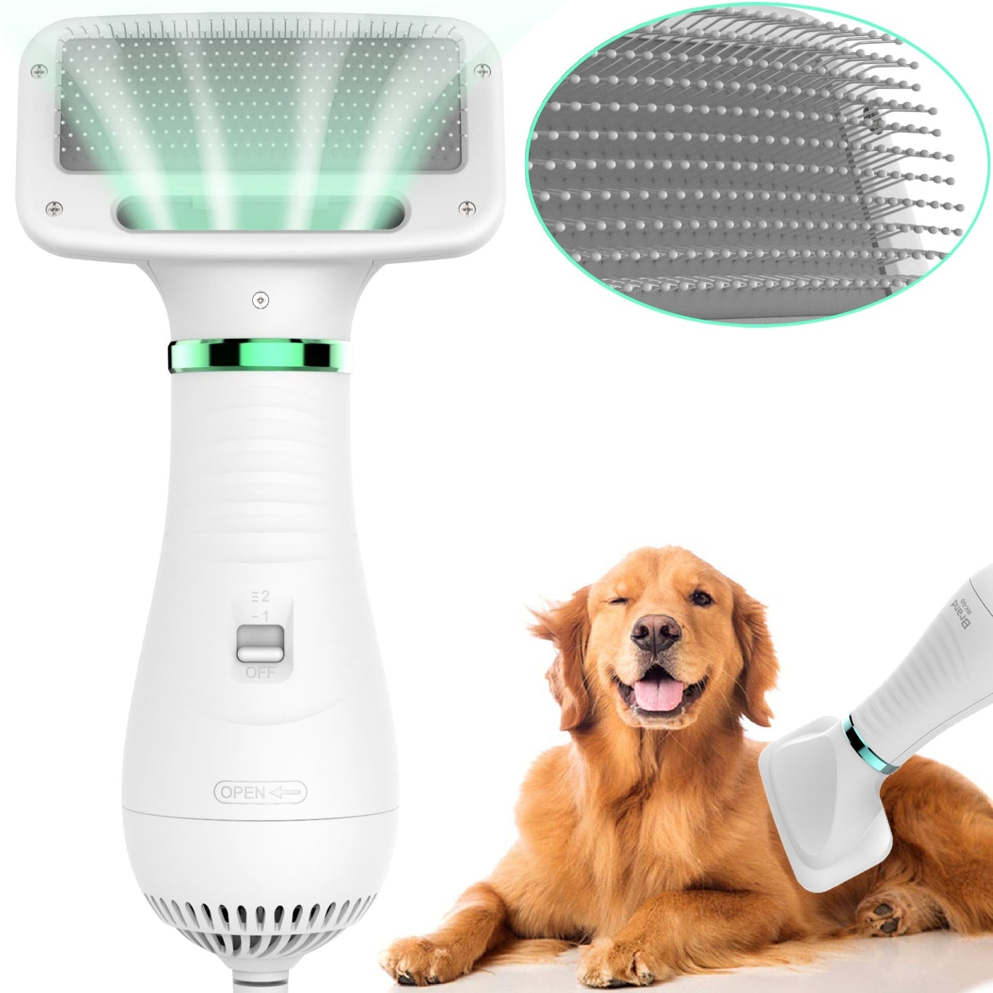 2-in-1 Pet Dryer Brush – photo 4