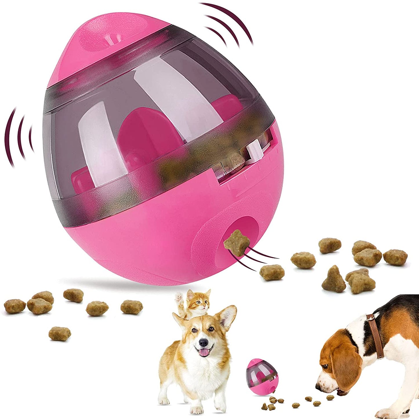 Interactive Pet Treat Ball Food Dispenser – photo 2