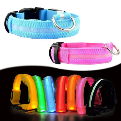 LED Dog Safety Collar – Night Glow – photo 8