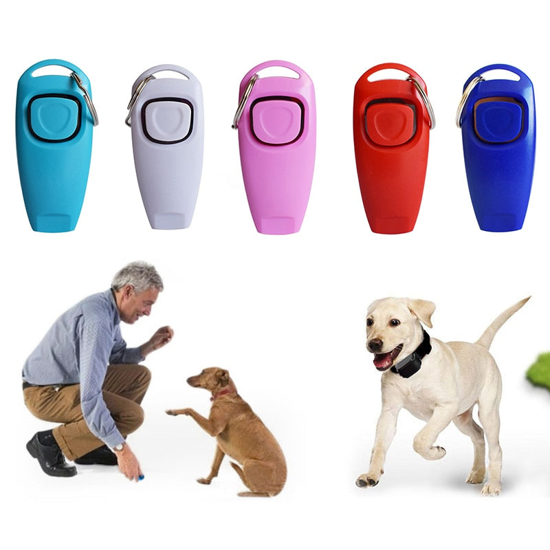 Dog Whistle with Clicker Two in One Training Tool for Dogs