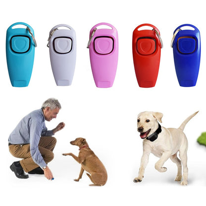Dog Whistle with Clicker Two in One Training Tool for Dogs