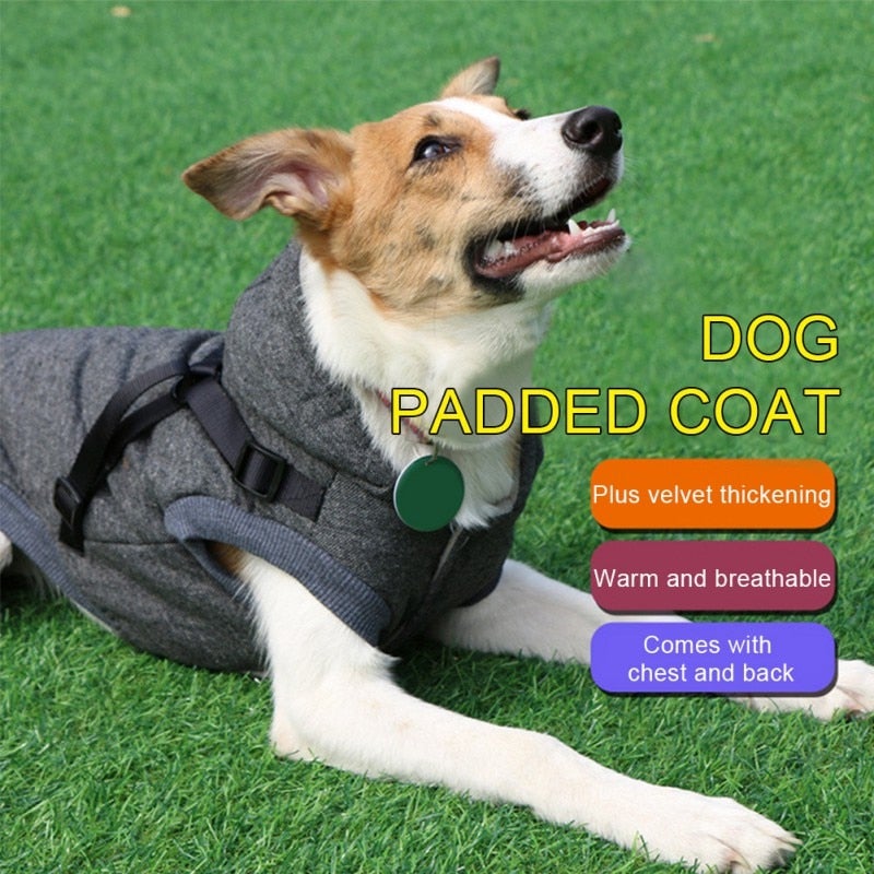 Fleece Padded Dog Harness Coat – photo 3