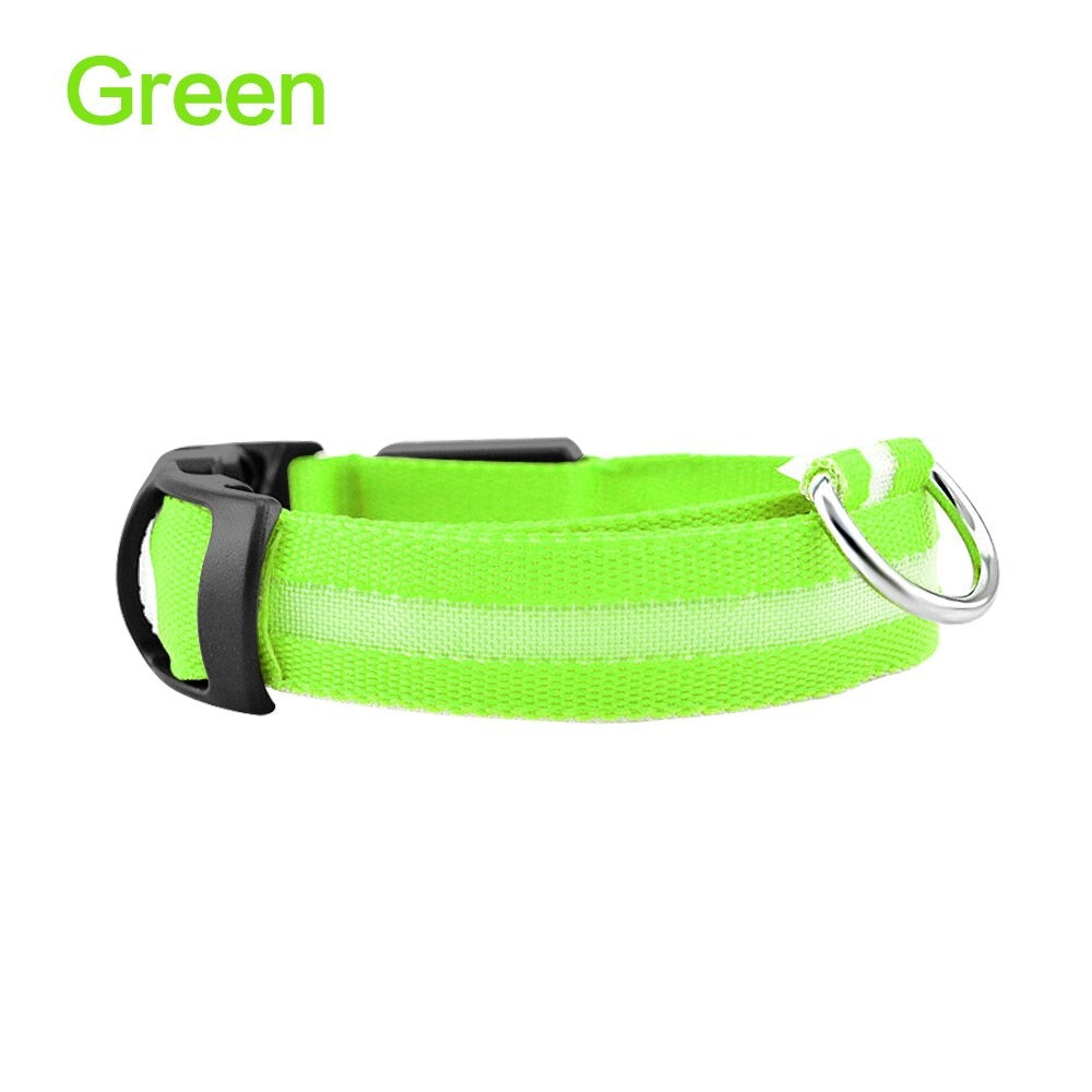 LED Dog Safety Collar – Night Glow – photo 11