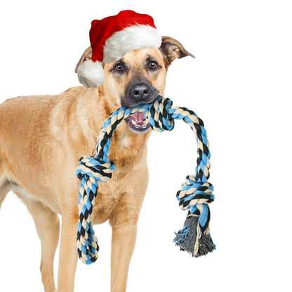 Heavy-Duty 3-Knot Dog Rope Tug Toy